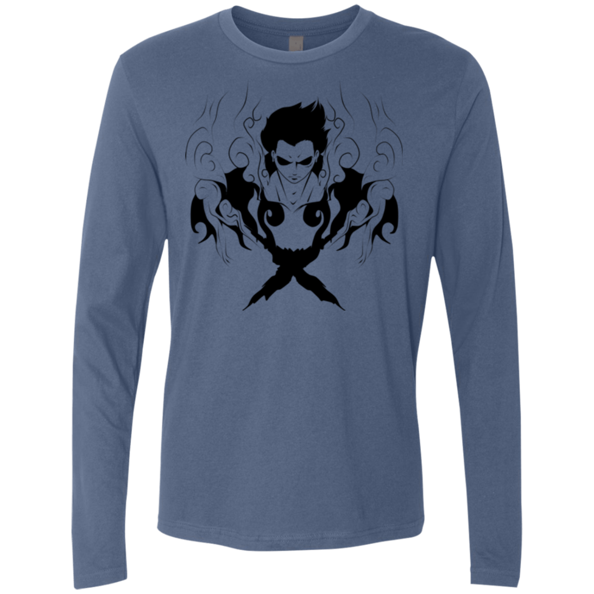 T-Shirts Indigo / Small Luffy Men's Premium Long Sleeve