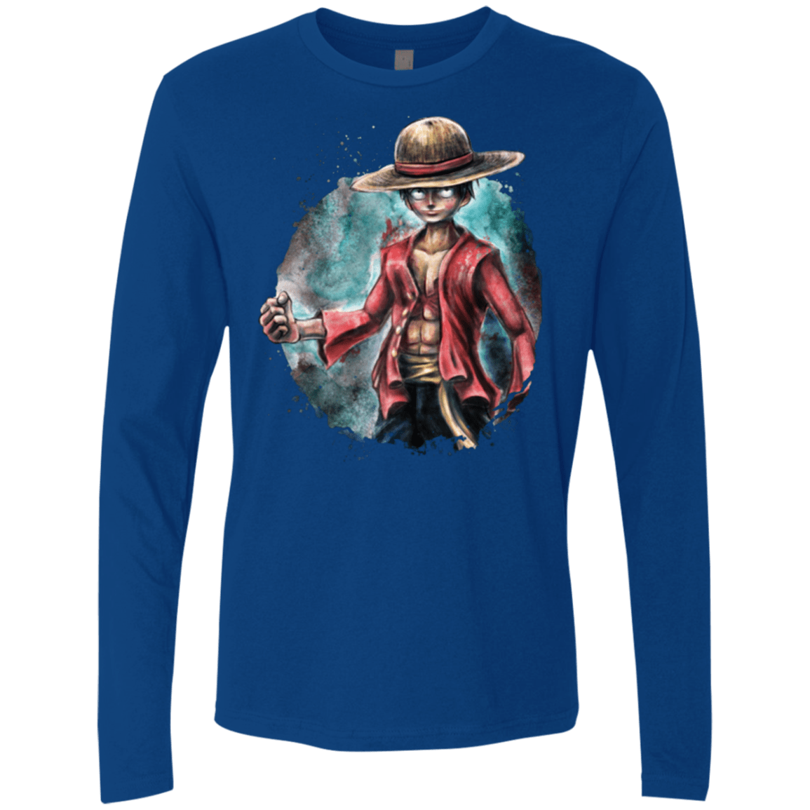 T-Shirts Royal / Small LUFFY Men's Premium Long Sleeve
