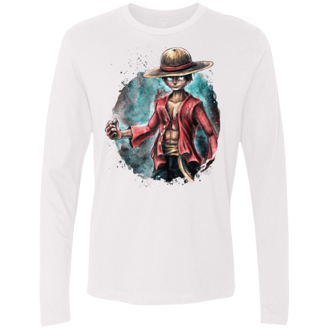 T-Shirts White / Small LUFFY Men's Premium Long Sleeve