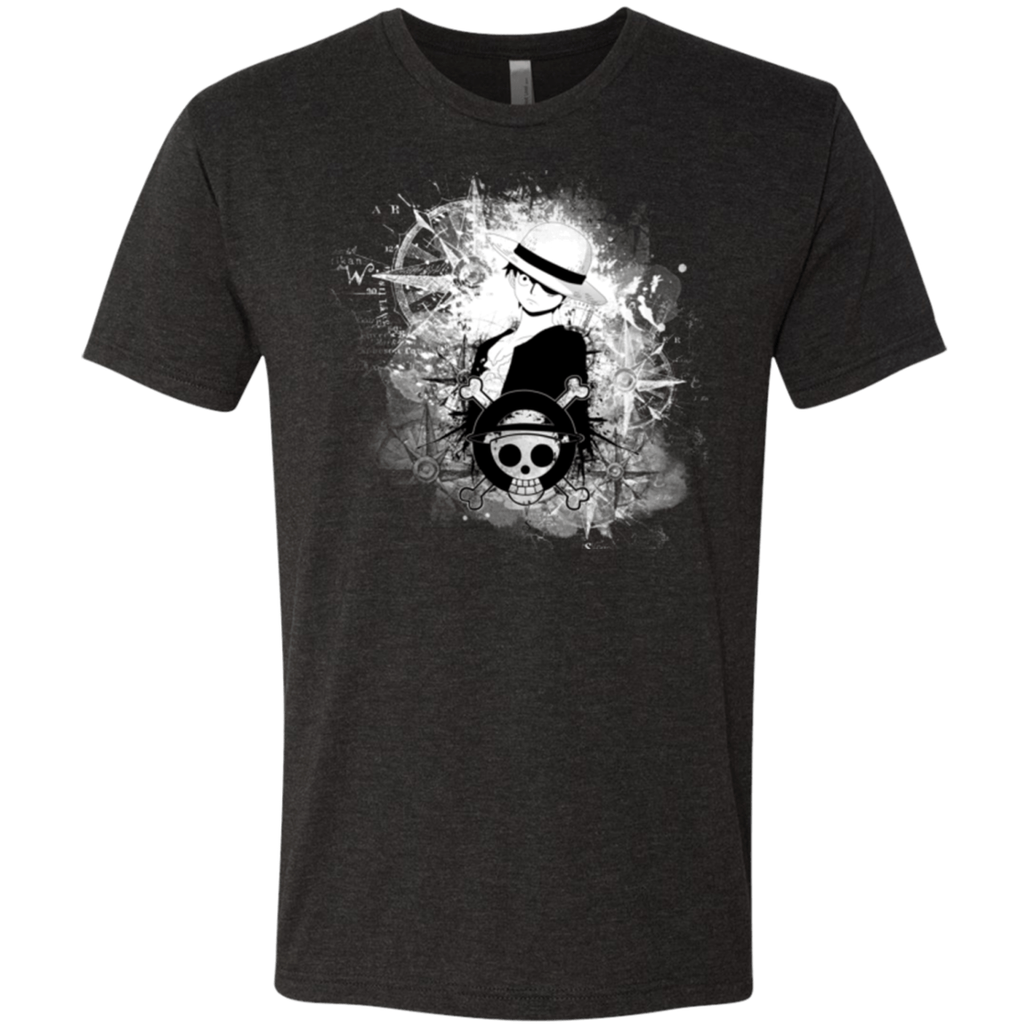 T-Shirts Vintage Black / Small Luffy Men's Triblend T-Shirt