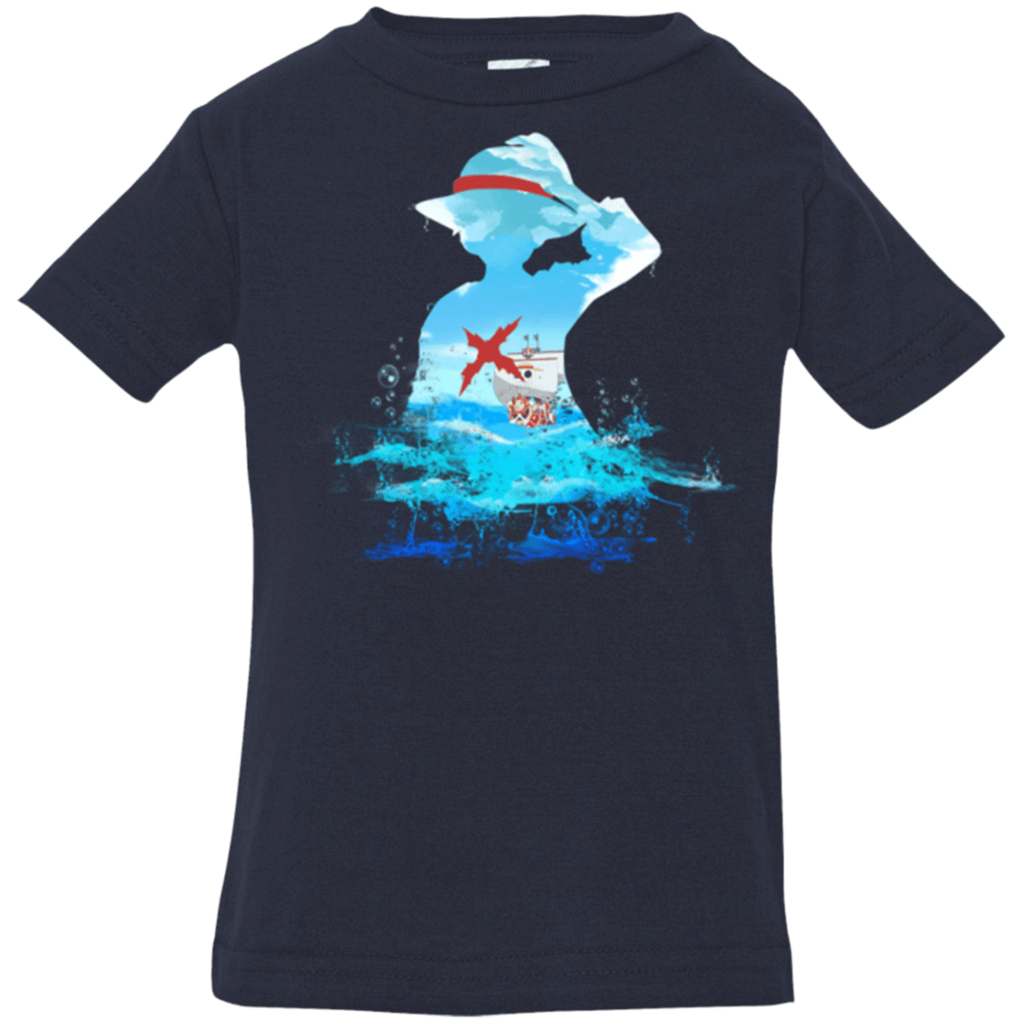 T-Shirts Navy / 6 Months Luffy sea 2 Infant Premium T-Shirt