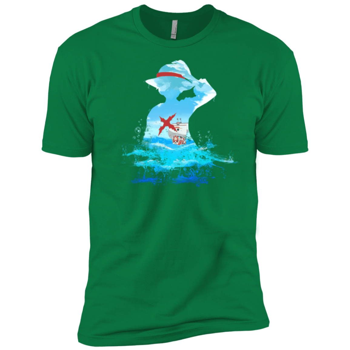 T-Shirts Kelly Green / X-Small Luffy sea 2 Men's Premium T-Shirt