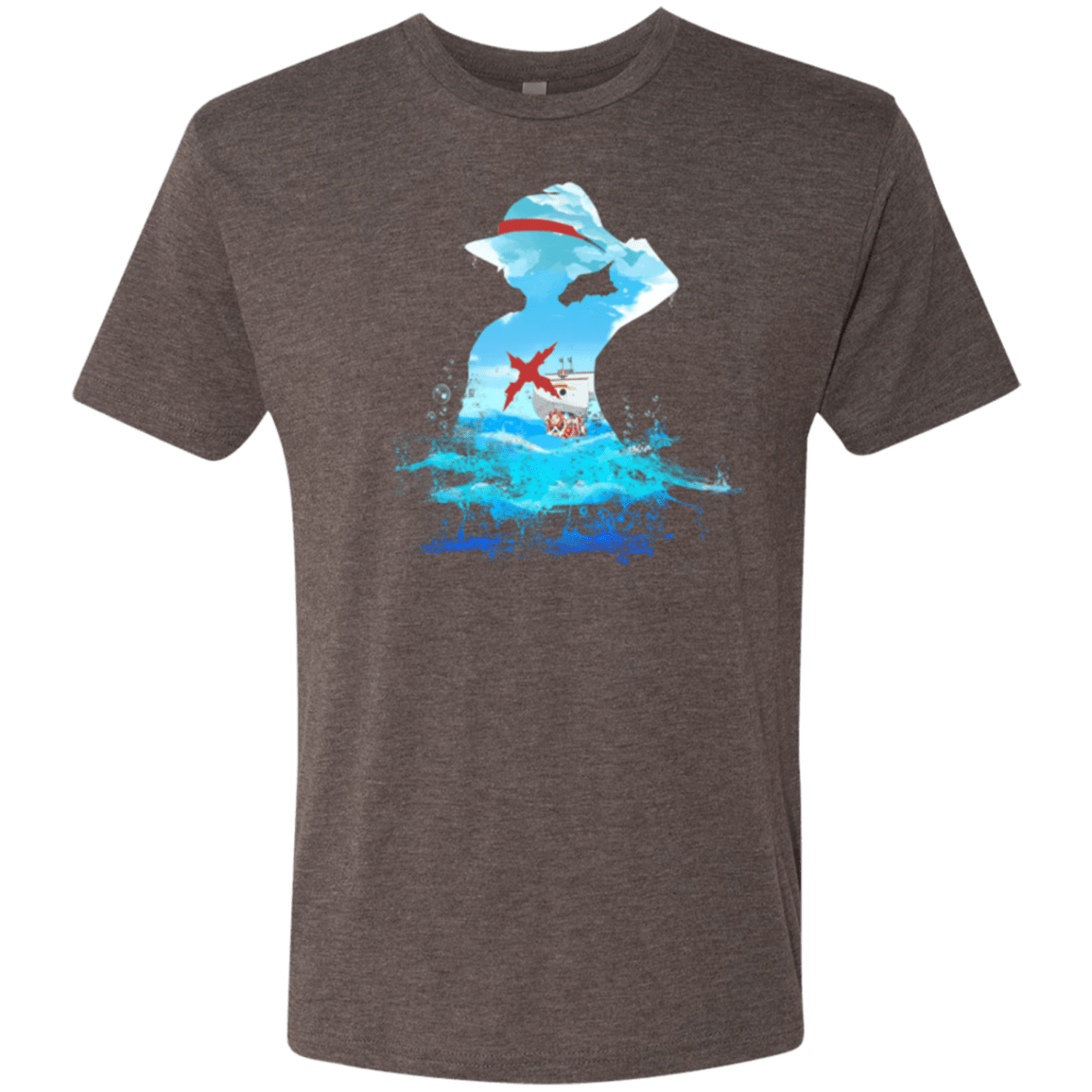 T-Shirts Macchiato / Small Luffy sea 2 Men's Triblend T-Shirt