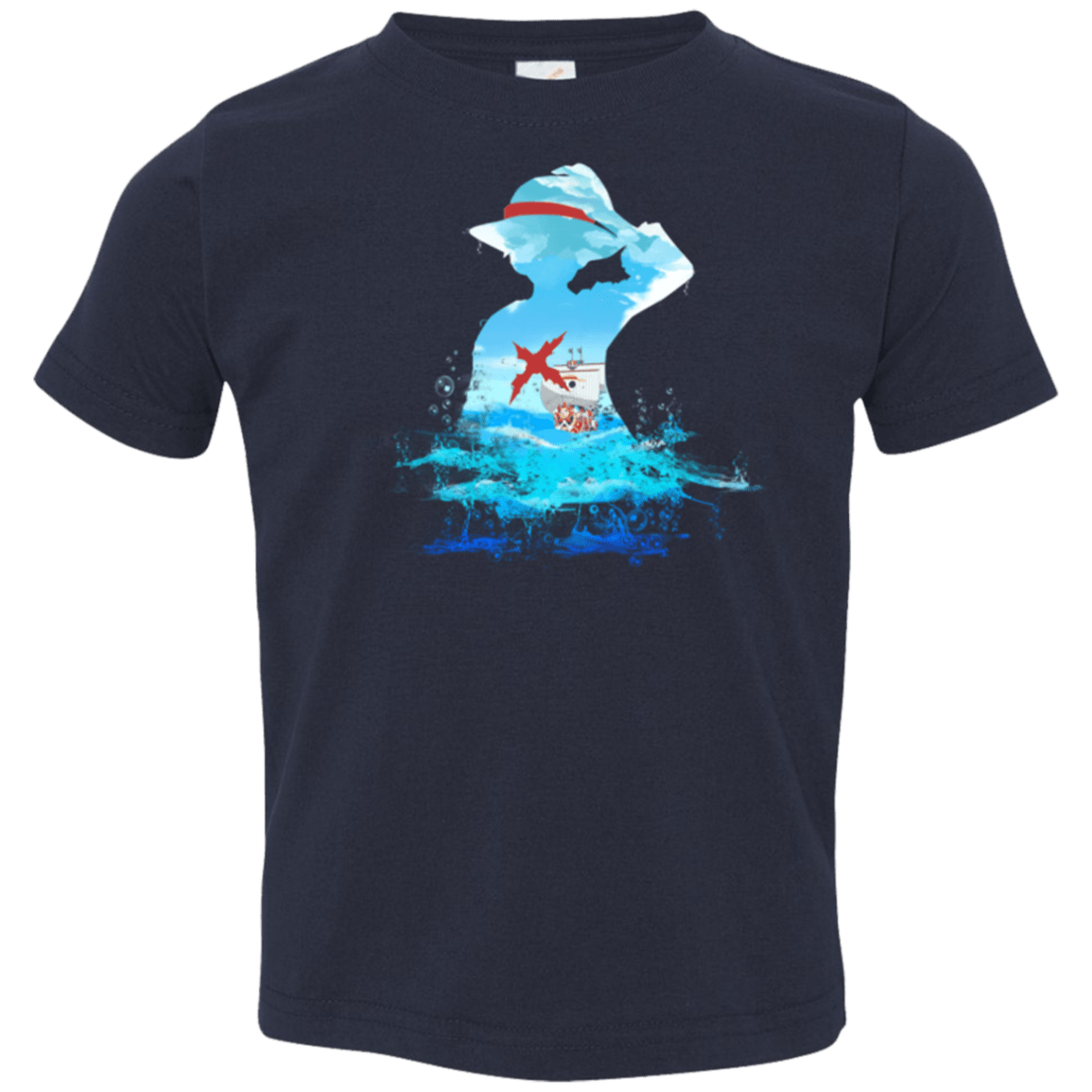 T-Shirts Navy / 2T Luffy sea 2 Toddler Premium T-Shirt
