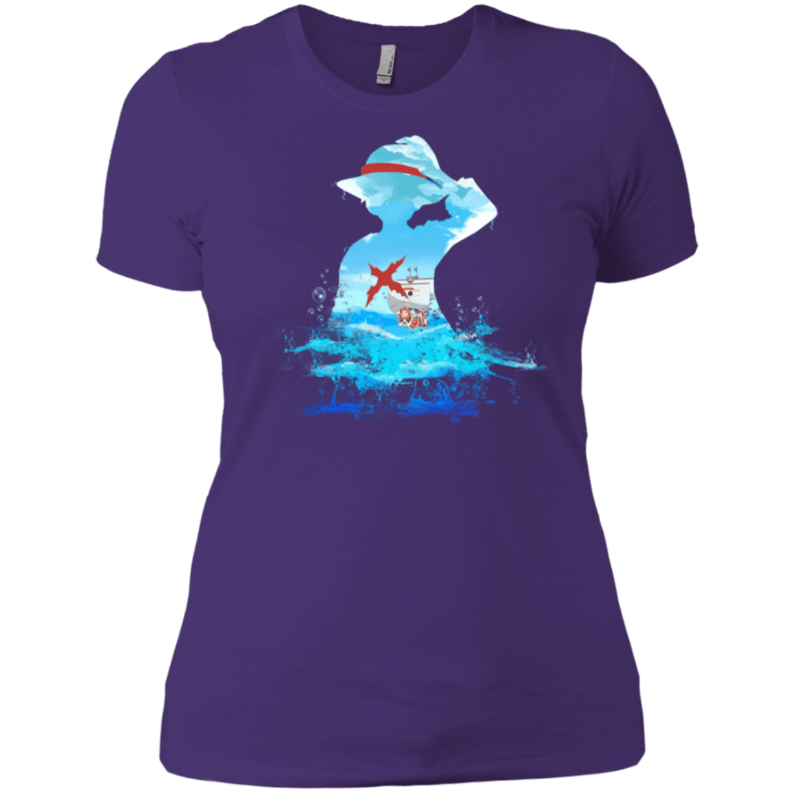 T-Shirts Purple / X-Small Luffy sea 2 Women's Premium T-Shirt