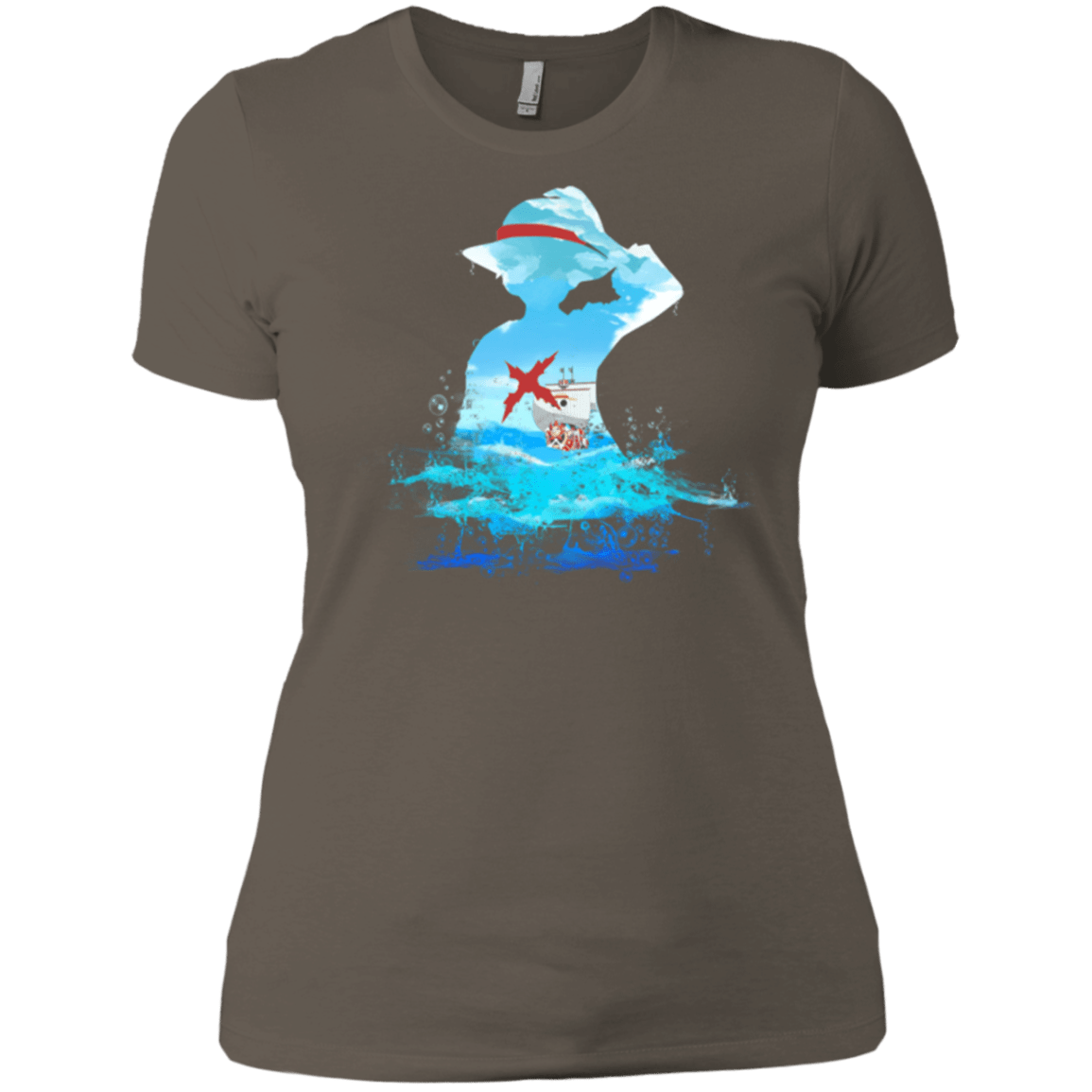 T-Shirts Warm Grey / X-Small Luffy sea 2 Women's Premium T-Shirt