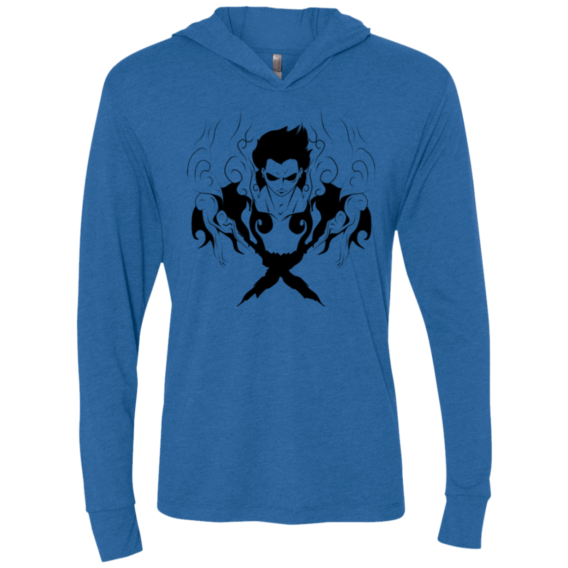 T-Shirts Vintage Royal / X-Small Luffy Triblend Long Sleeve Hoodie Tee