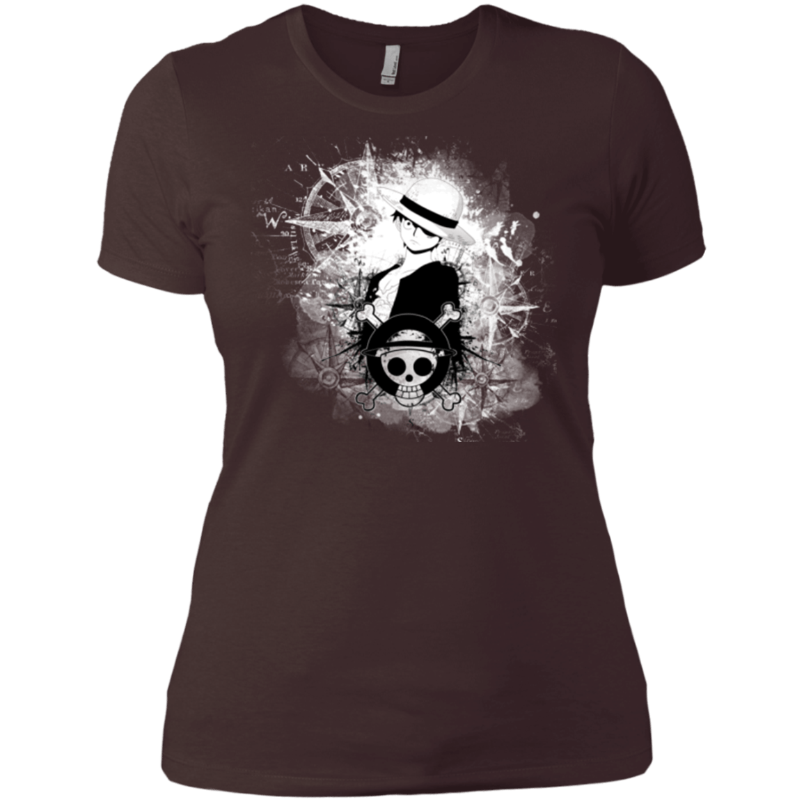 T-Shirts Dark Chocolate / X-Small Luffy Women's Premium T-Shirt