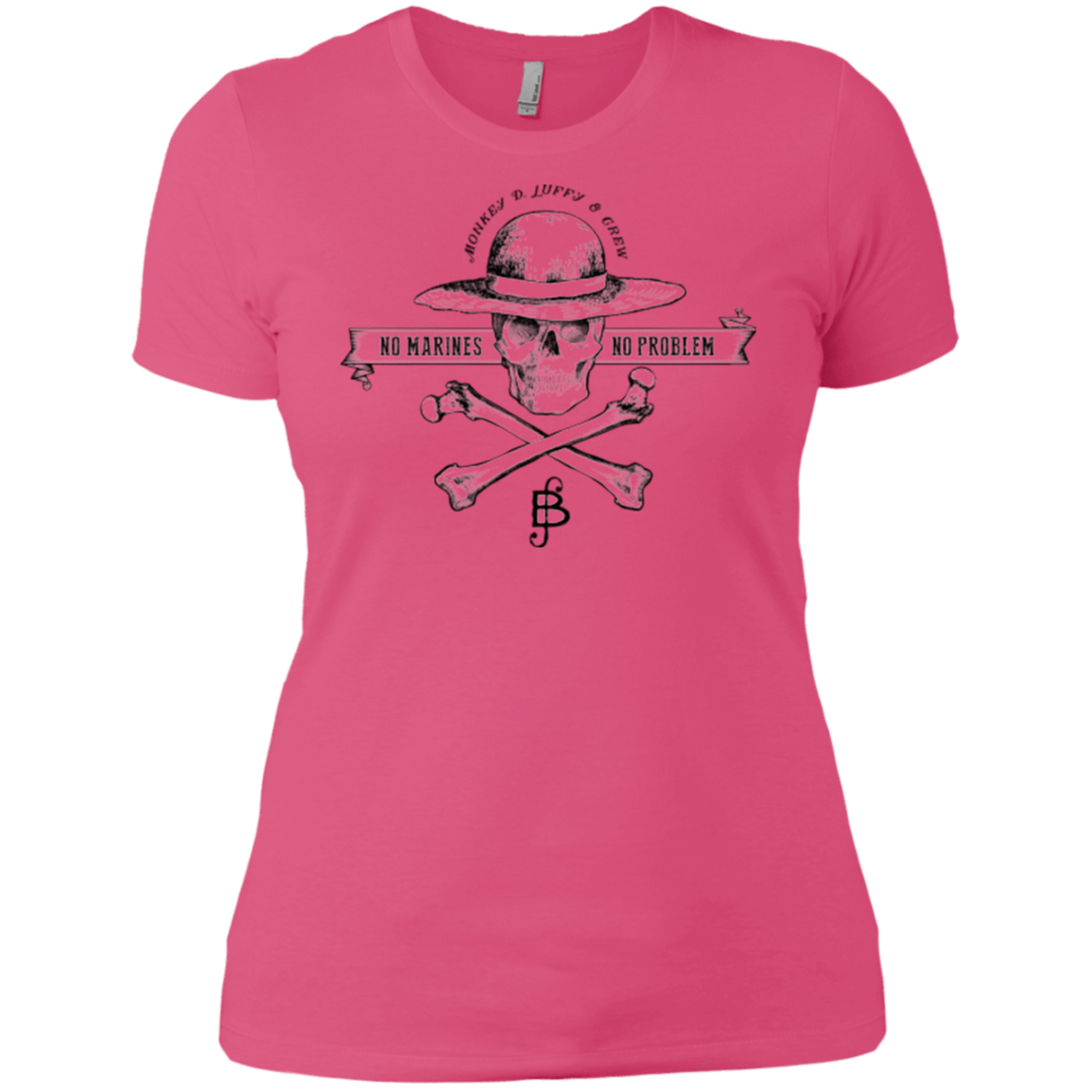 T-Shirts Hot Pink / X-Small Luffy Women's Premium T-Shirt