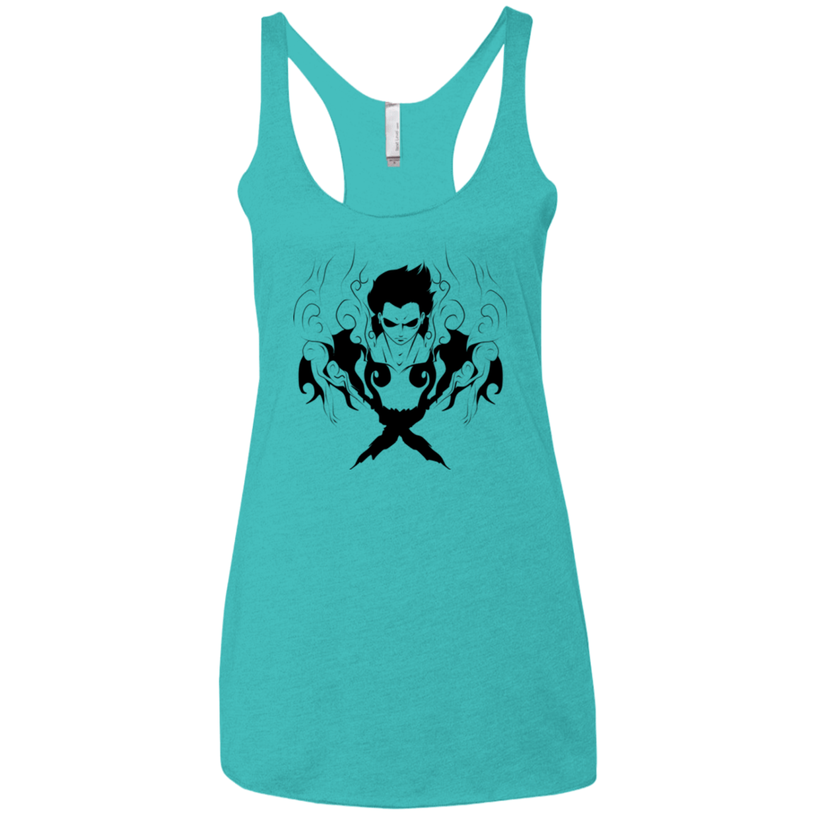 T-Shirts Tahiti Blue / X-Small Luffy Women's Triblend Racerback Tank