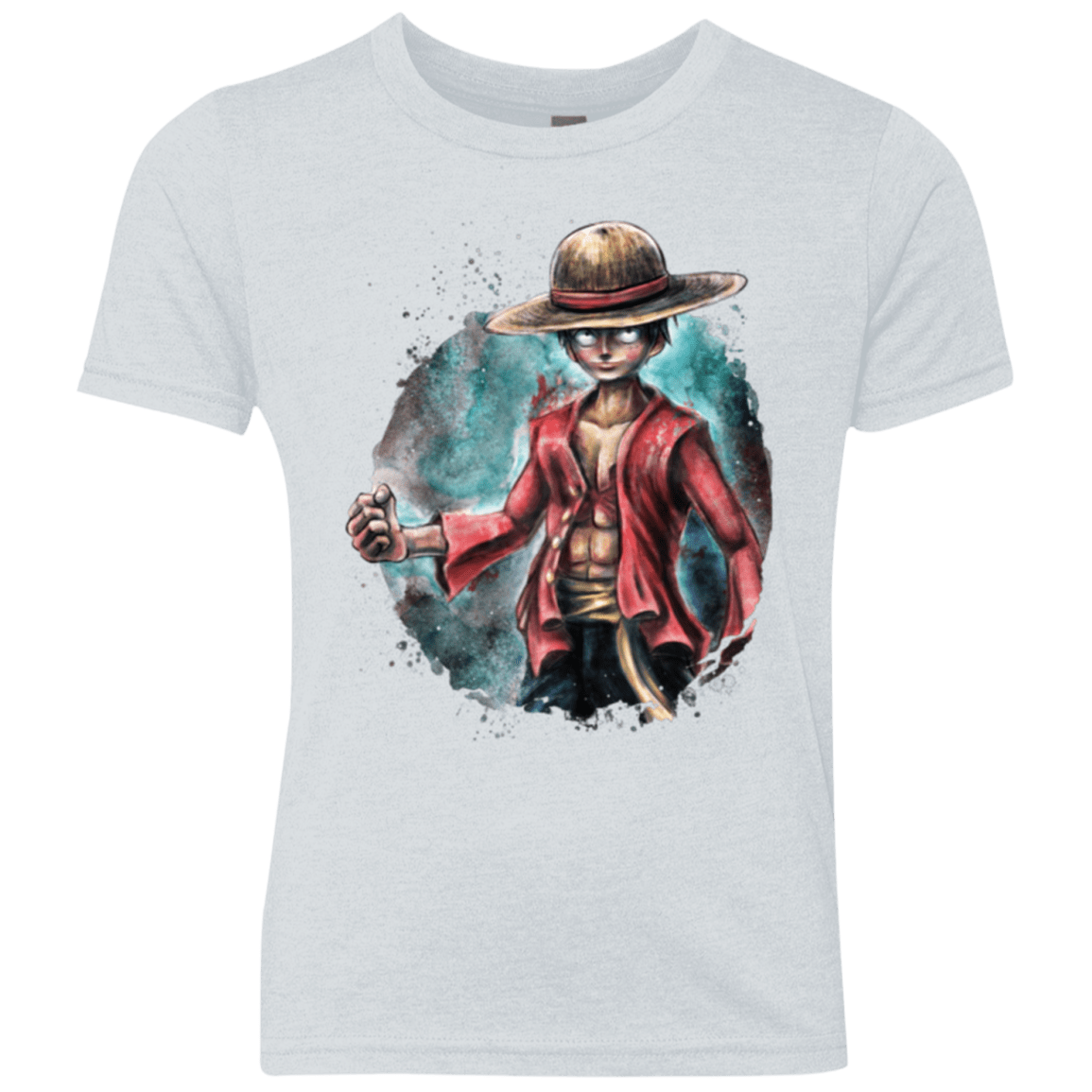 T-Shirts Heather White / YXS LUFFY Youth Triblend T-Shirt