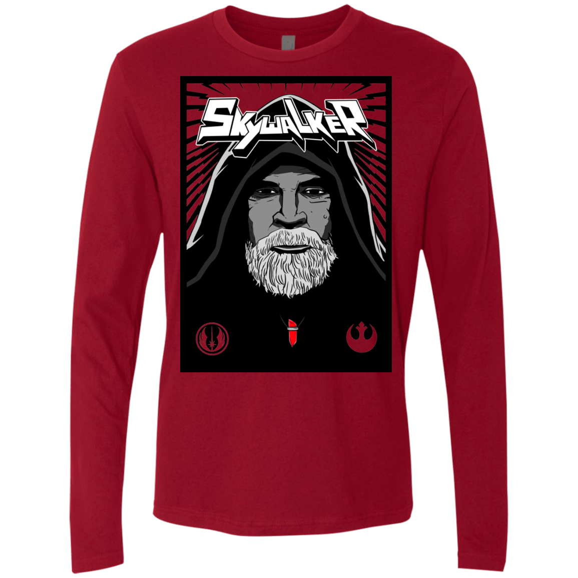 T-Shirts Cardinal / S Luke B Men's Premium Long Sleeve