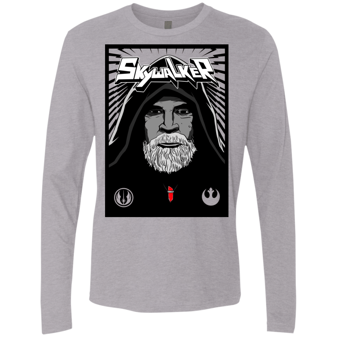 T-Shirts Heather Grey / S Luke B Men's Premium Long Sleeve