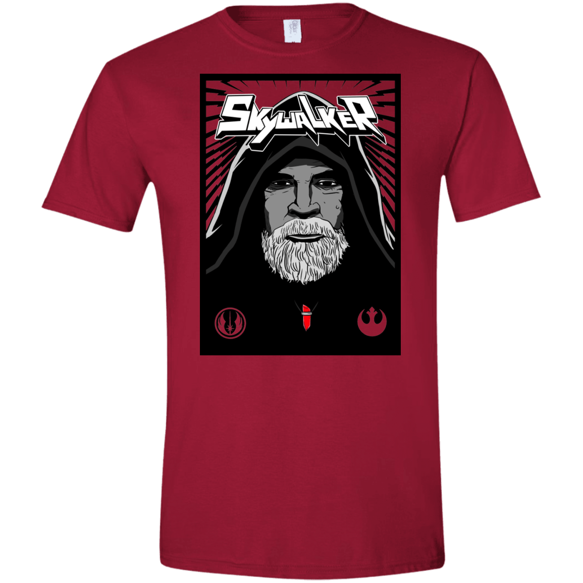 T-Shirts Cardinal Red / S Luke B Men's Semi-Fitted Softstyle