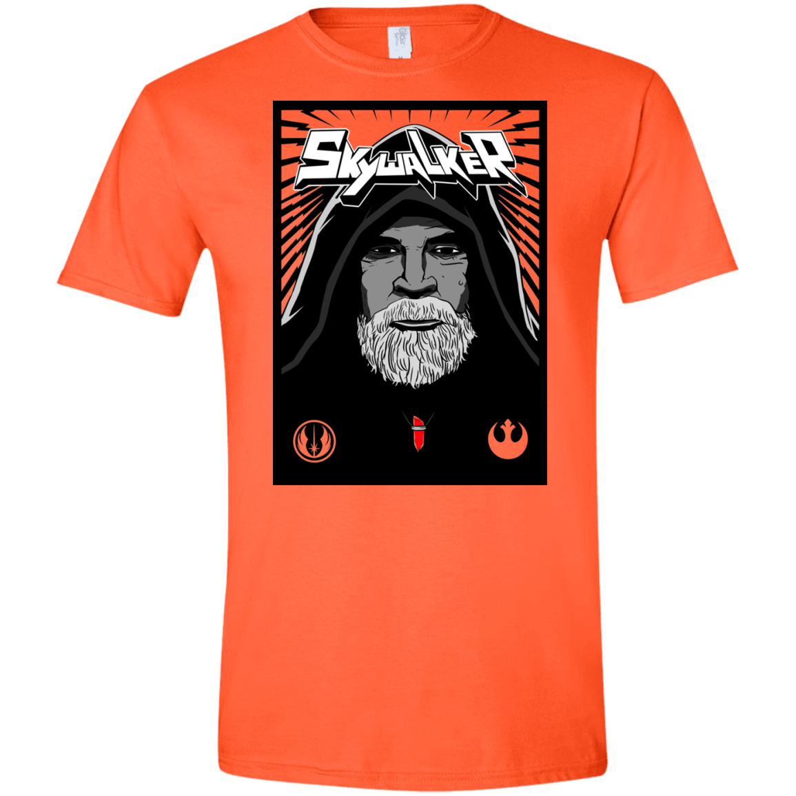 T-Shirts Orange / S Luke B Men's Semi-Fitted Softstyle