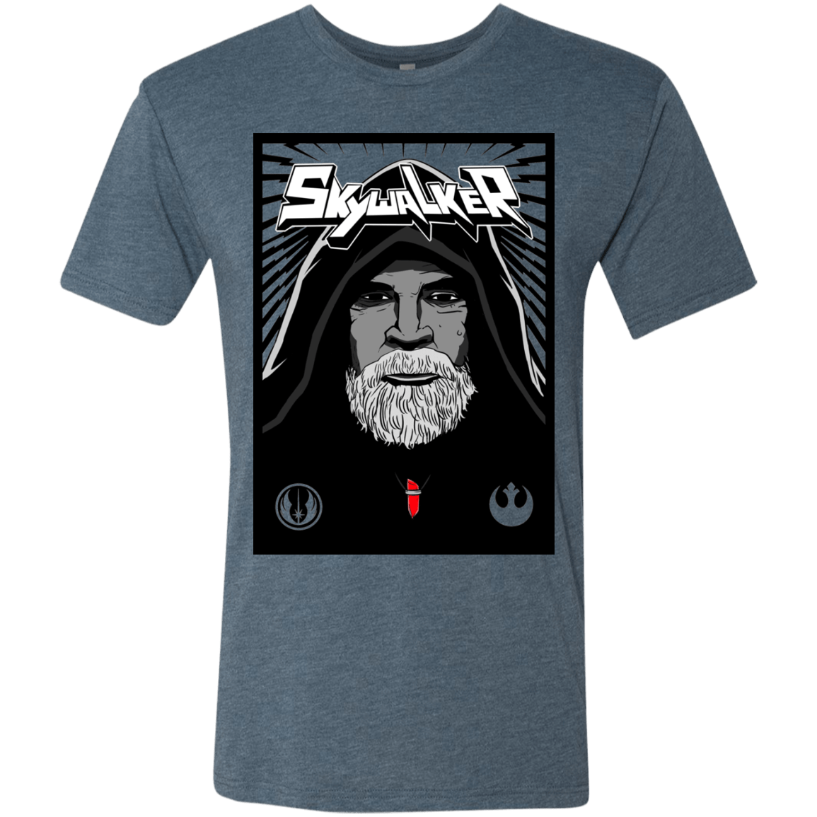 T-Shirts Indigo / S Luke B Men's Triblend T-Shirt