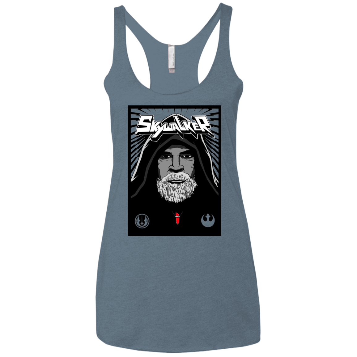 T-Shirts Indigo / X-Small Luke B Women's Triblend Racerback Tank