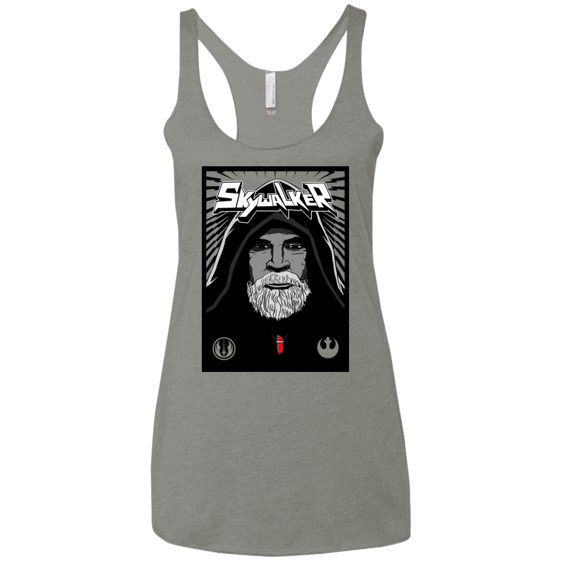 T-Shirts Venetian Grey / X-Small Luke B Women's Triblend Racerback Tank