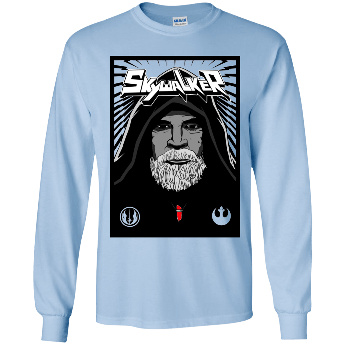 T-Shirts Light Blue / YS Luke B Youth Long Sleeve T-Shirt