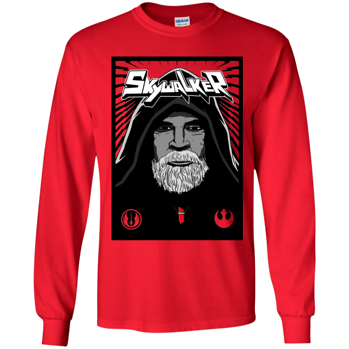 T-Shirts Red / YS Luke B Youth Long Sleeve T-Shirt