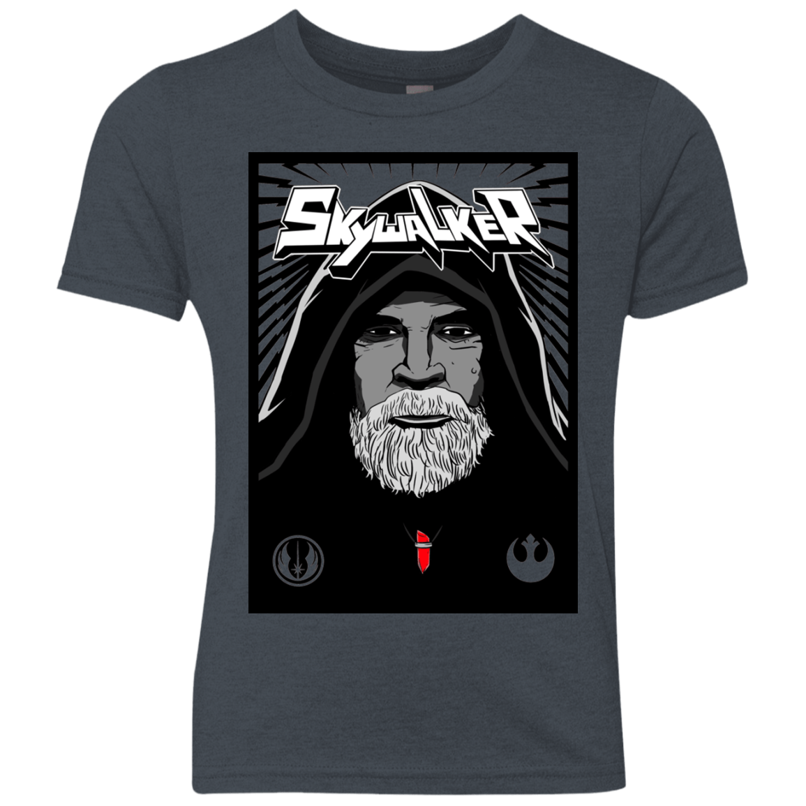 T-Shirts Vintage Navy / YXS Luke B Youth Triblend T-Shirt