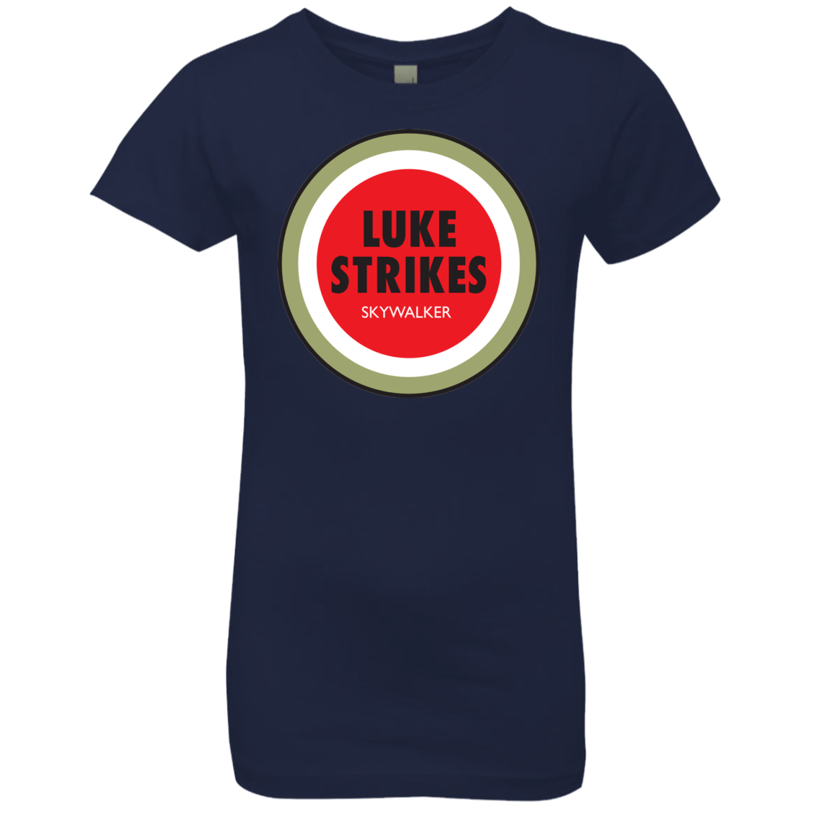 T-Shirts Midnight Navy / YXS Luke Strikes Girls Premium T-Shirt