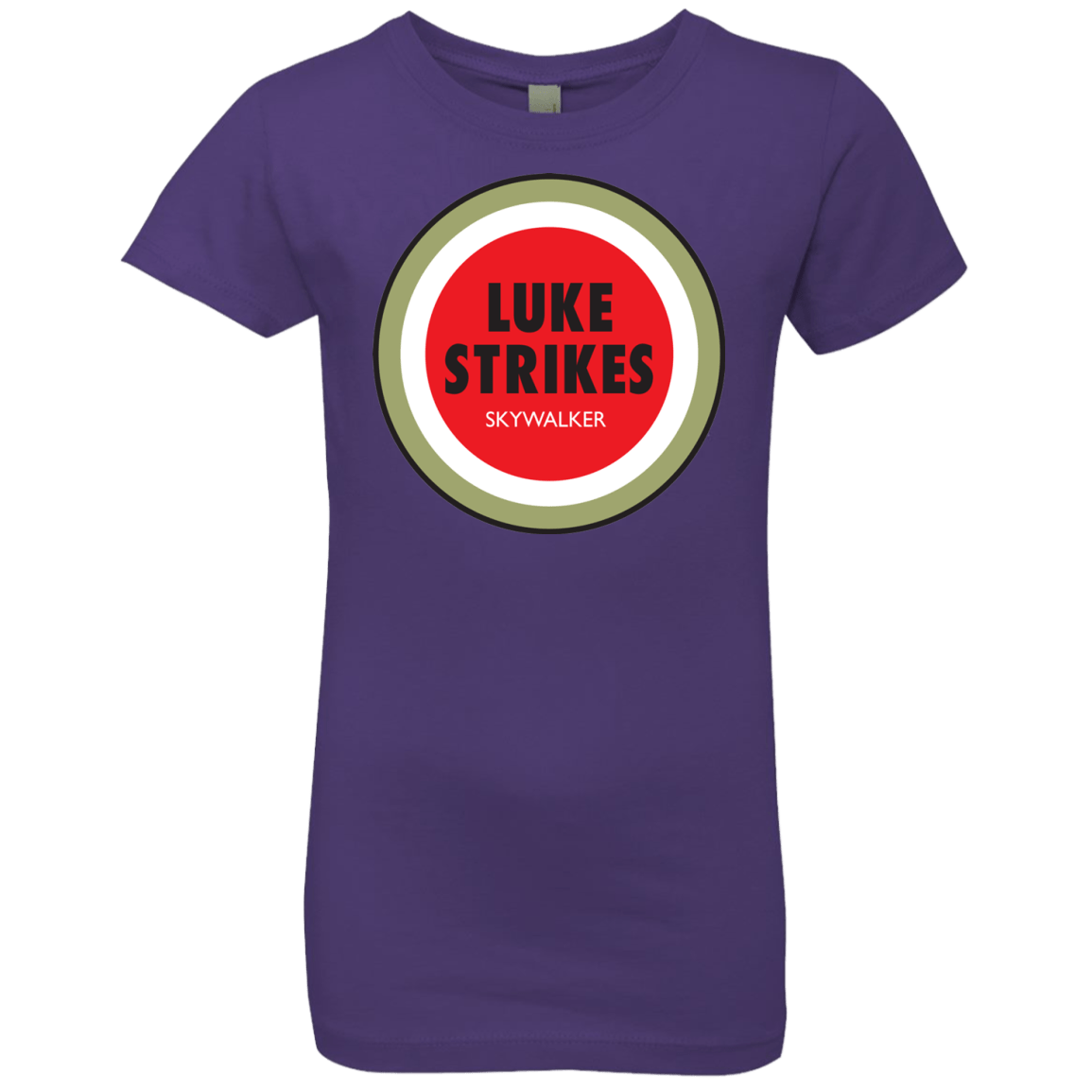 T-Shirts Purple Rush / YXS Luke Strikes Girls Premium T-Shirt