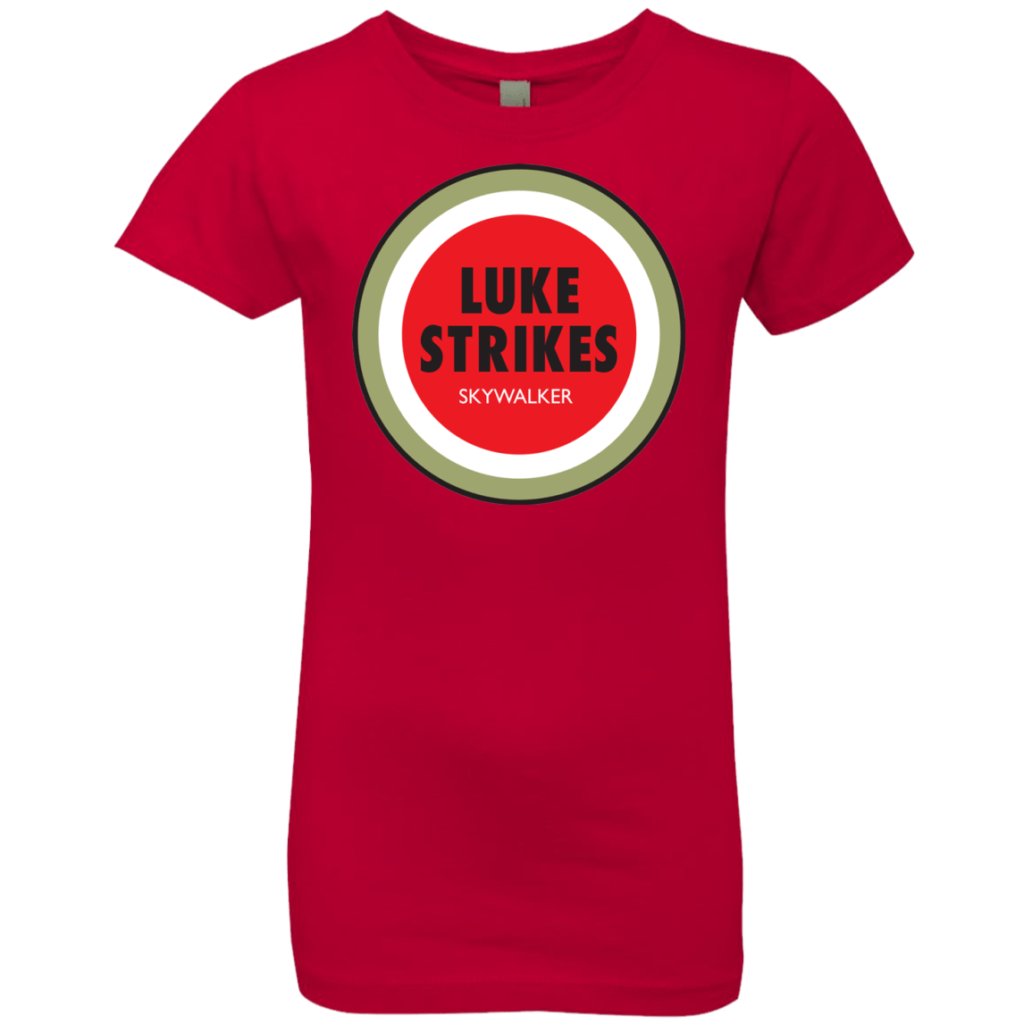 T-Shirts Red / YXS Luke Strikes Girls Premium T-Shirt