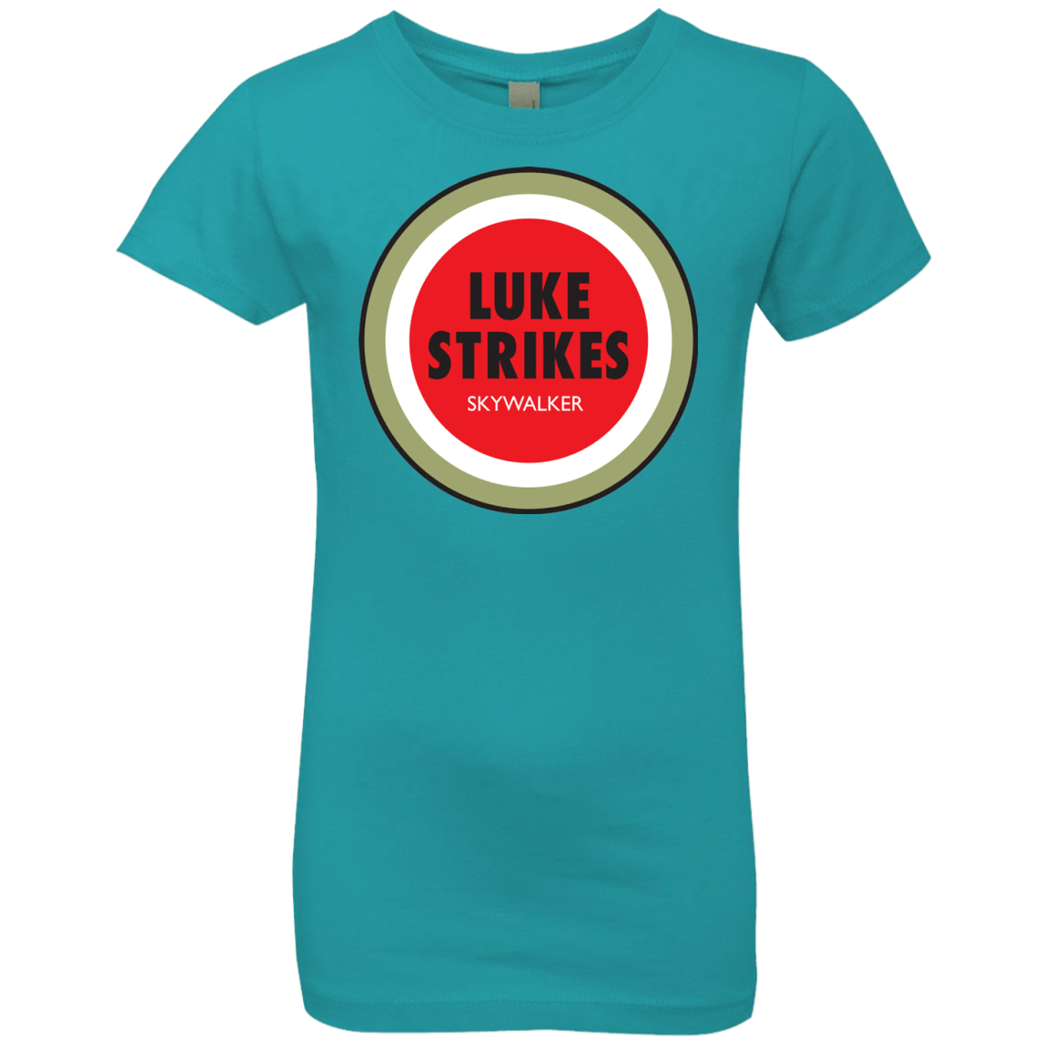T-Shirts Tahiti Blue / YXS Luke Strikes Girls Premium T-Shirt