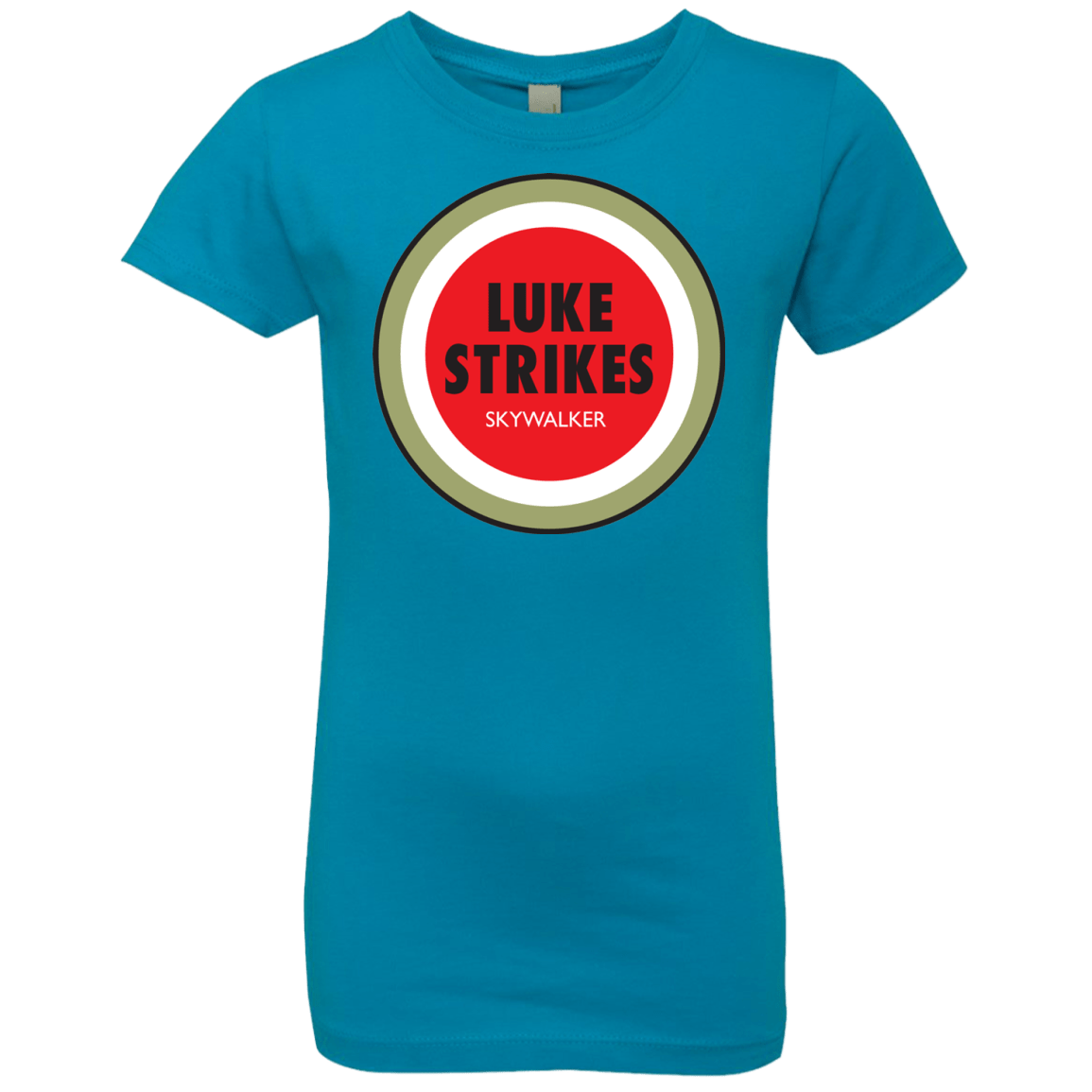 T-Shirts Turquoise / YXS Luke Strikes Girls Premium T-Shirt