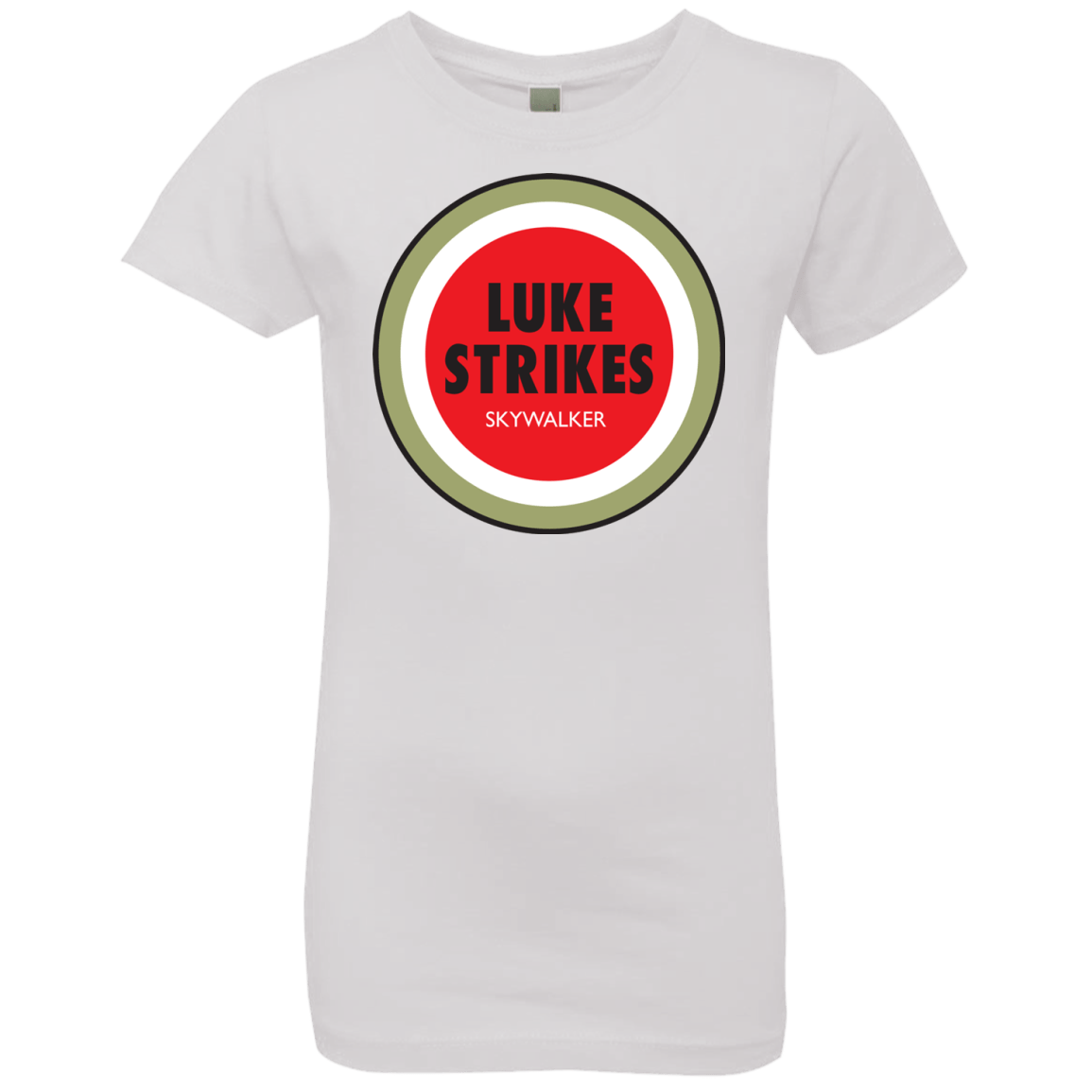 T-Shirts White / YXS Luke Strikes Girls Premium T-Shirt