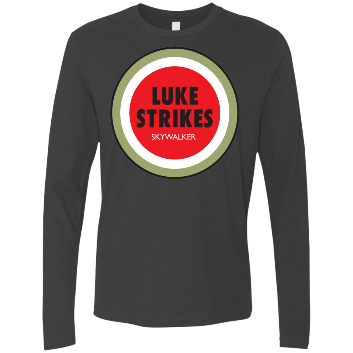 T-Shirts Heavy Metal / Small Luke Strikes Men's Premium Long Sleeve