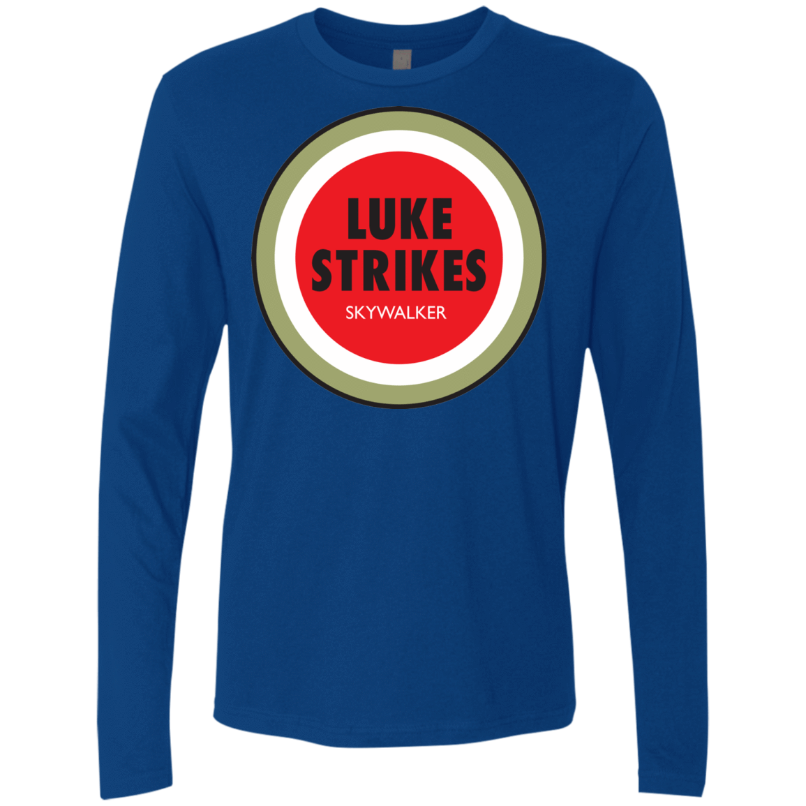 T-Shirts Royal / Small Luke Strikes Men's Premium Long Sleeve