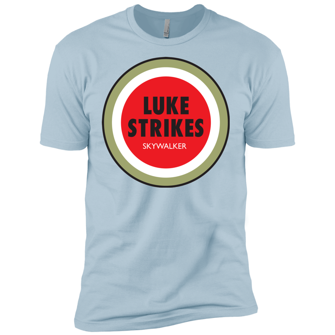 T-Shirts Light Blue / X-Small Luke Strikes Men's Premium T-Shirt