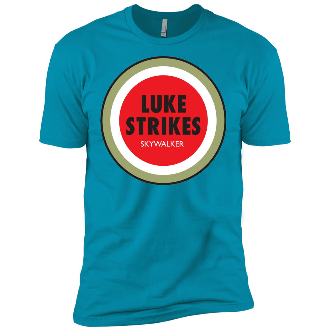 T-Shirts Turquoise / X-Small Luke Strikes Men's Premium T-Shirt