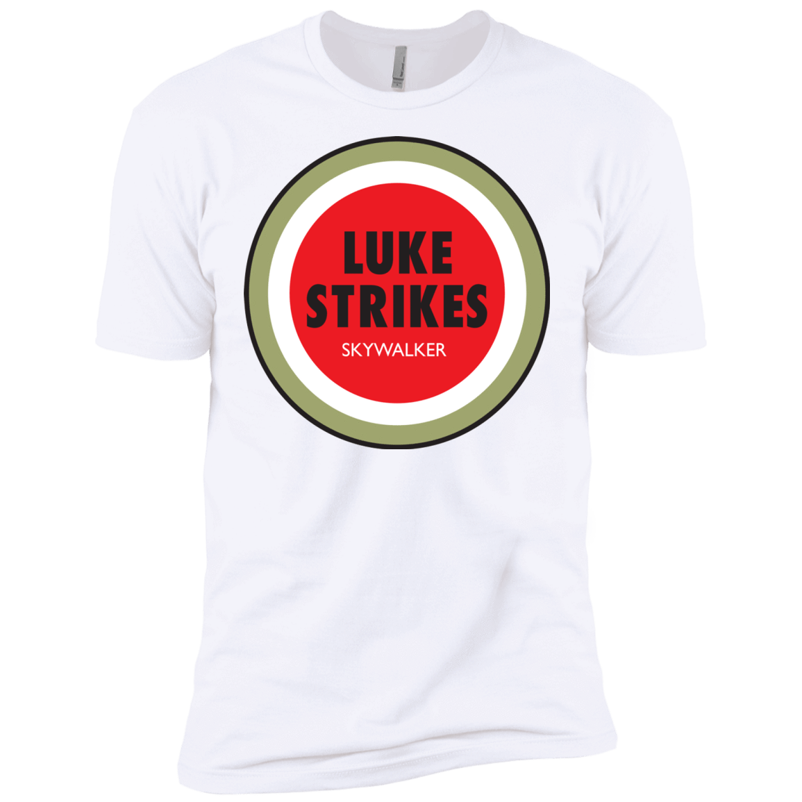 T-Shirts White / X-Small Luke Strikes Men's Premium T-Shirt