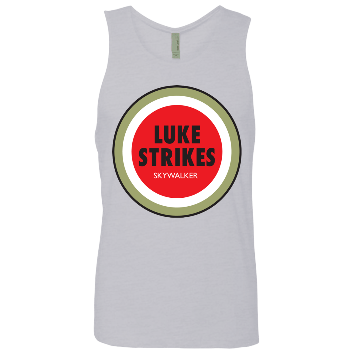 T-Shirts Heather Grey / Small Luke Strikes Men's Premium Tank Top