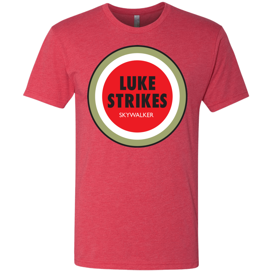 T-Shirts Vintage Red / Small Luke Strikes Men's Triblend T-Shirt
