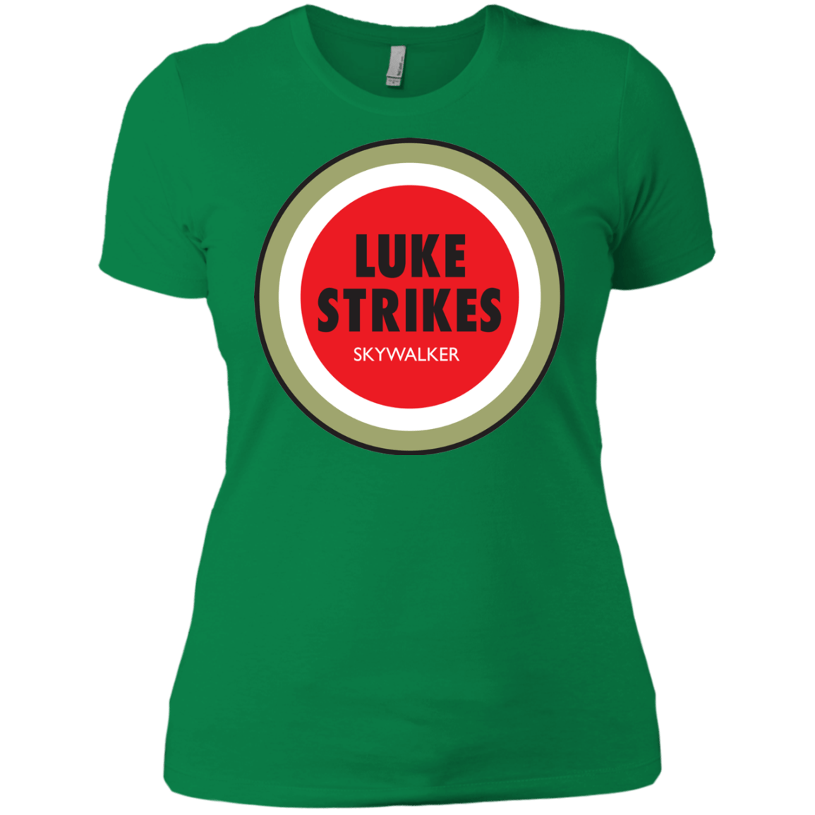 T-Shirts Kelly Green / X-Small Luke Strikes Women's Premium T-Shirt