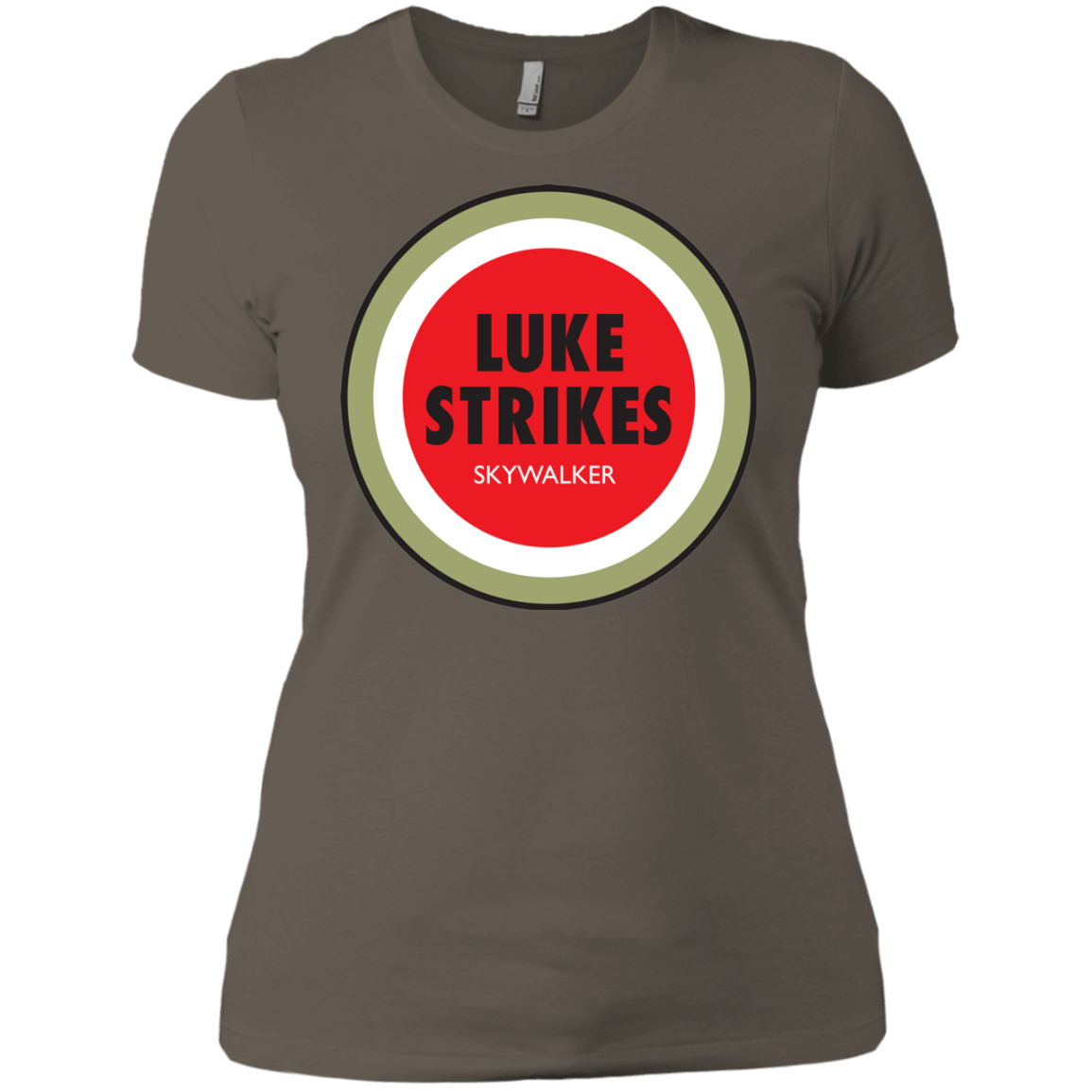 T-Shirts Warm Grey / X-Small Luke Strikes Women's Premium T-Shirt
