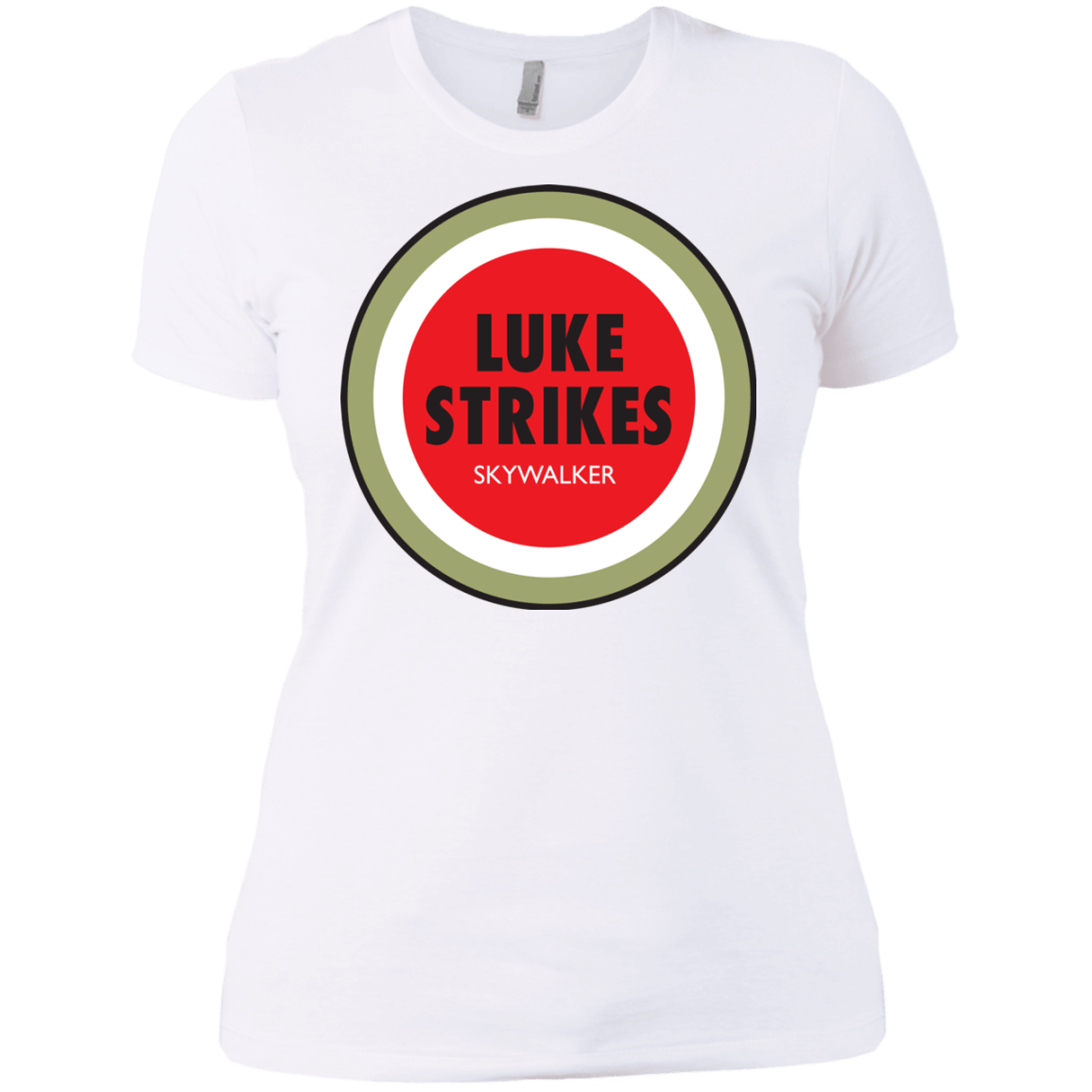 T-Shirts White / X-Small Luke Strikes Women's Premium T-Shirt