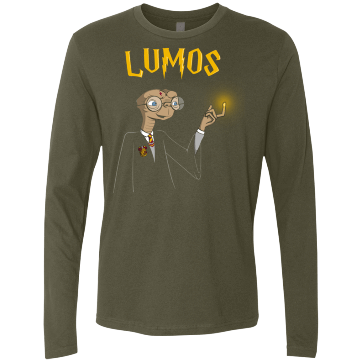 T-Shirts Military Green / Small Lumos Men's Premium Long Sleeve