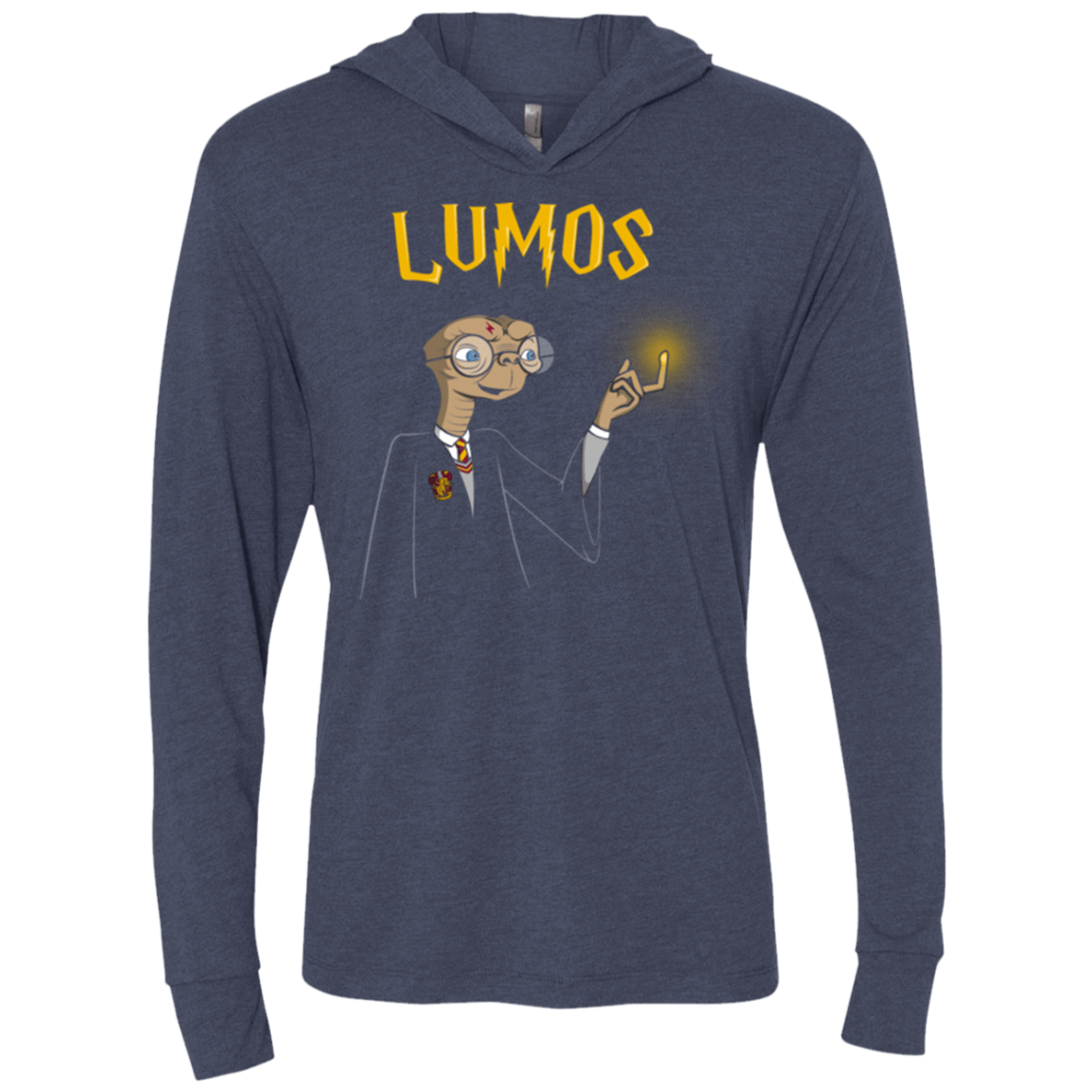 T-Shirts Vintage Navy / X-Small Lumos Triblend Long Sleeve Hoodie Tee
