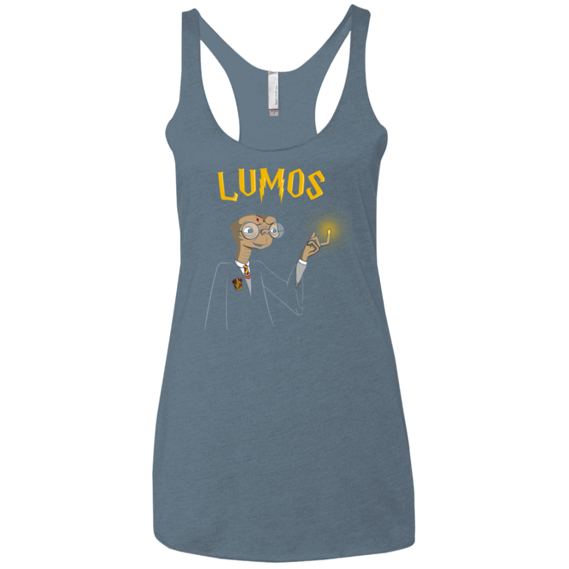 T-Shirts Indigo / X-Small Lumos Women's Triblend Racerback Tank