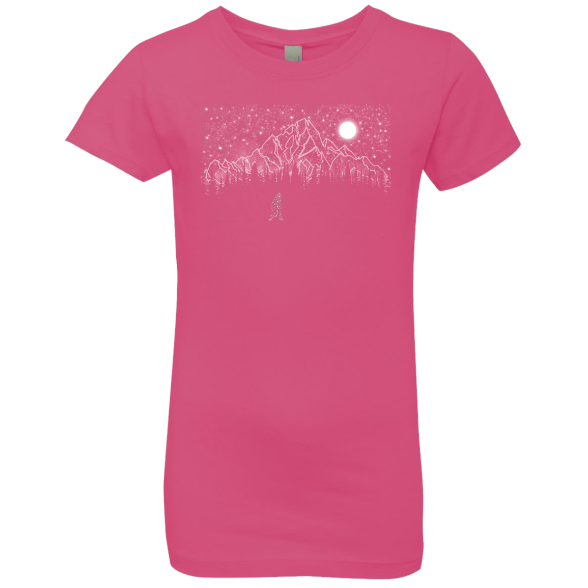 T-Shirts Hot Pink / YXS Lurking in The Night Girls Premium T-Shirt