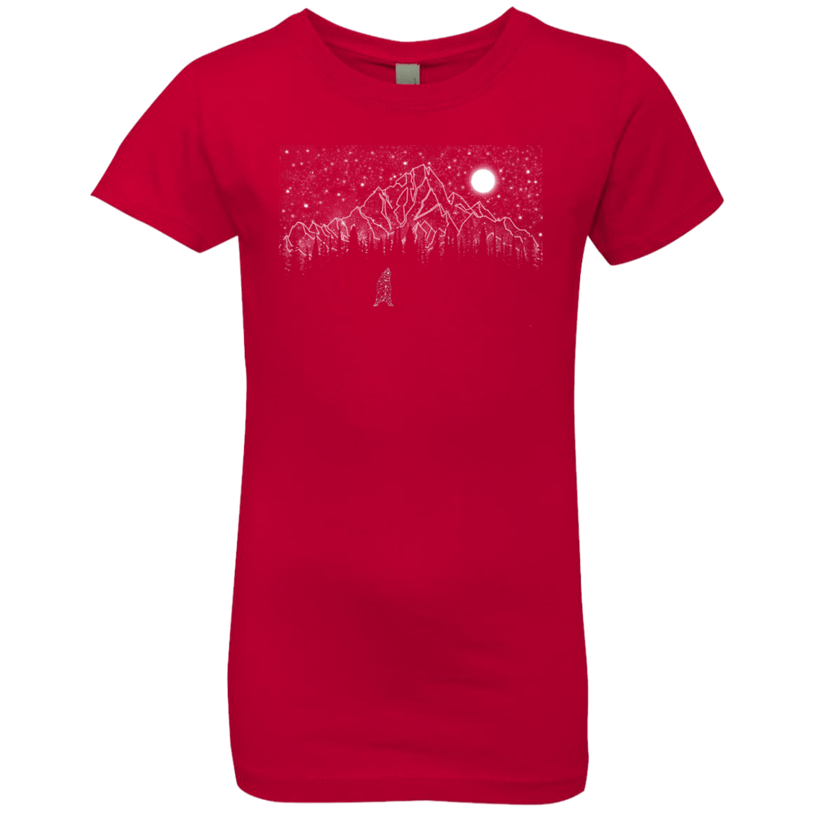 T-Shirts Red / YXS Lurking in The Night Girls Premium T-Shirt