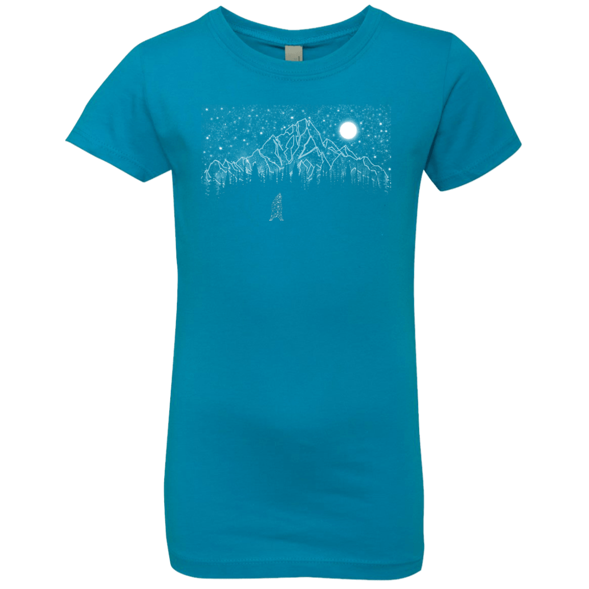 T-Shirts Turquoise / YXS Lurking in The Night Girls Premium T-Shirt