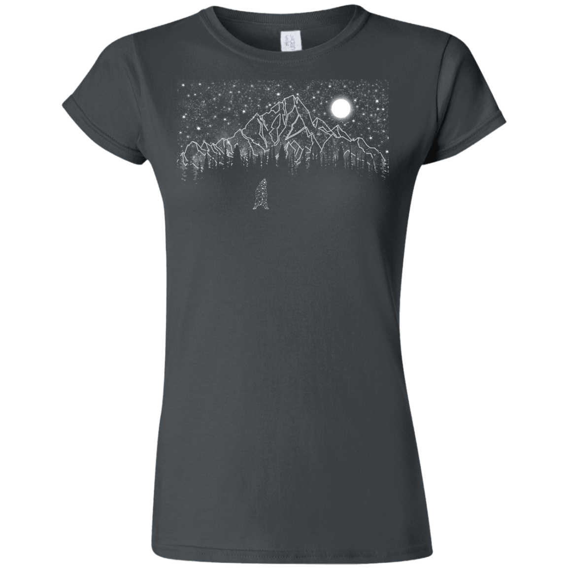 T-Shirts Charcoal / S Lurking in The Night Junior Slimmer-Fit T-Shirt