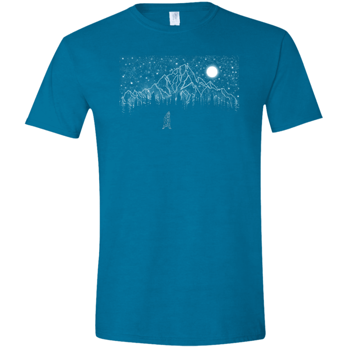 T-Shirts Antique Sapphire / S Lurking in The Night Men's Semi-Fitted Softstyle