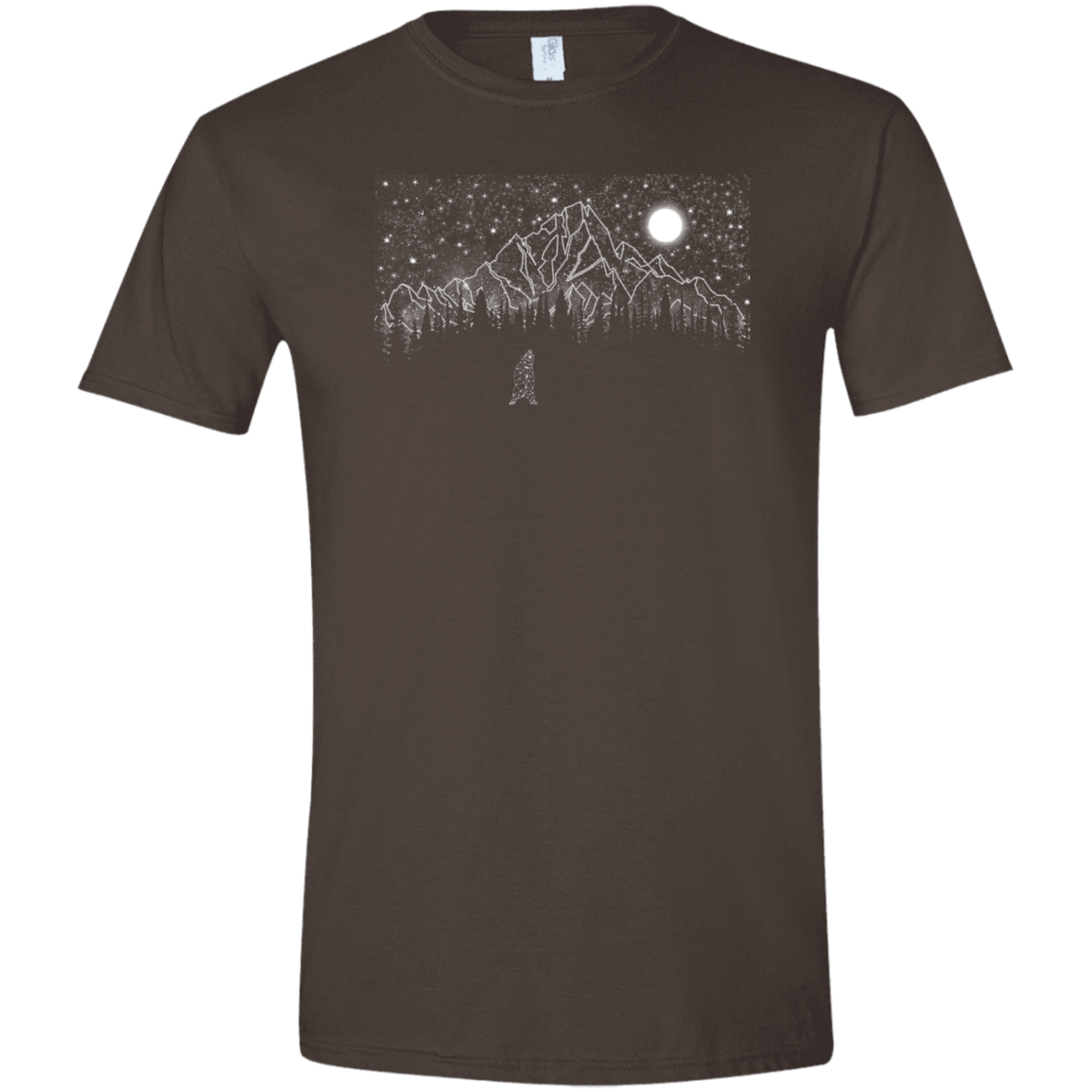 T-Shirts Dark Chocolate / S Lurking in The Night Men's Semi-Fitted Softstyle